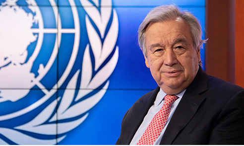 António Guterres, the ninth Secretary-General of the United Nations